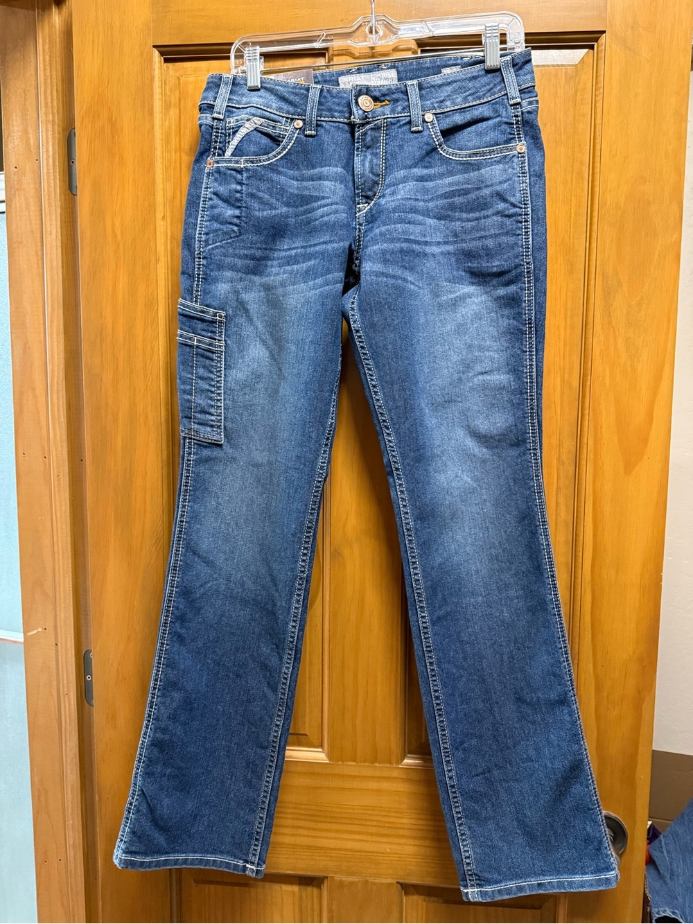 Ariat Rebar Mid Rise Straight Leg Jeans